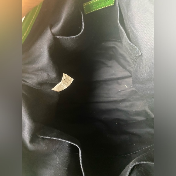 J.CREW Green nylon tote with leather handles 💚 - Picture 7 of 7